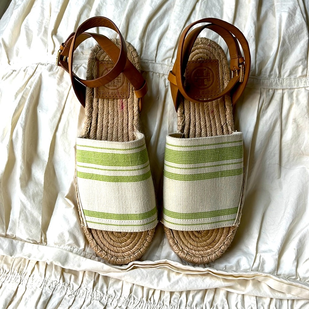 Tory, Burch, Sandals 6.5- worn once
